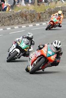 Images Dated 16th July 2009: William Dunlop and Chris Palmer (Honda) 2009 Southern 100