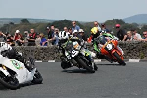 Images Dated 14th July 2011: William Dunlop (Honda) and Ian Lougher (Honda) 2011 Southern 100