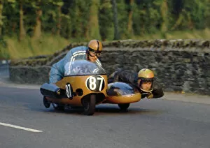 William Lomas & Conrad Money (BMW) 1971 500 Sidecar TT