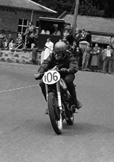 Wilmot Evans (Ace-AJS) 1950 Lightweight Ulster Grand Prix