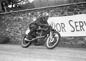 Images Dated 14th February 2022: Wilson Ferguson (AJS) 1956 Junior TT