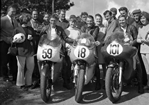 Images Dated 13th December 2016: The winners, 1967 Senior Manx Grand Prix