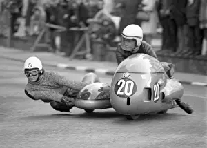 Wolfgang Klenk & Norbert Scheerer (BMW) 1972 500 Sidecar TT