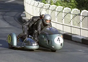 Images Dated 7th October 2020: Wolfgang Klenk & Norbert Scheerer (BMW) 1973 750 Sidecar TT
