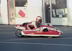 Images Dated 18th August 2021: Wolfgang Stropek & Karl Altrichter (Schmid-Yamaha) 1979 Sidecar TT