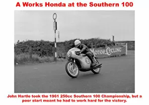 John Hartle Gallery: A works Honda at the Southern 100